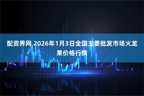 配资界网 2026年1月3日全国主要批发市场火龙果价格行情